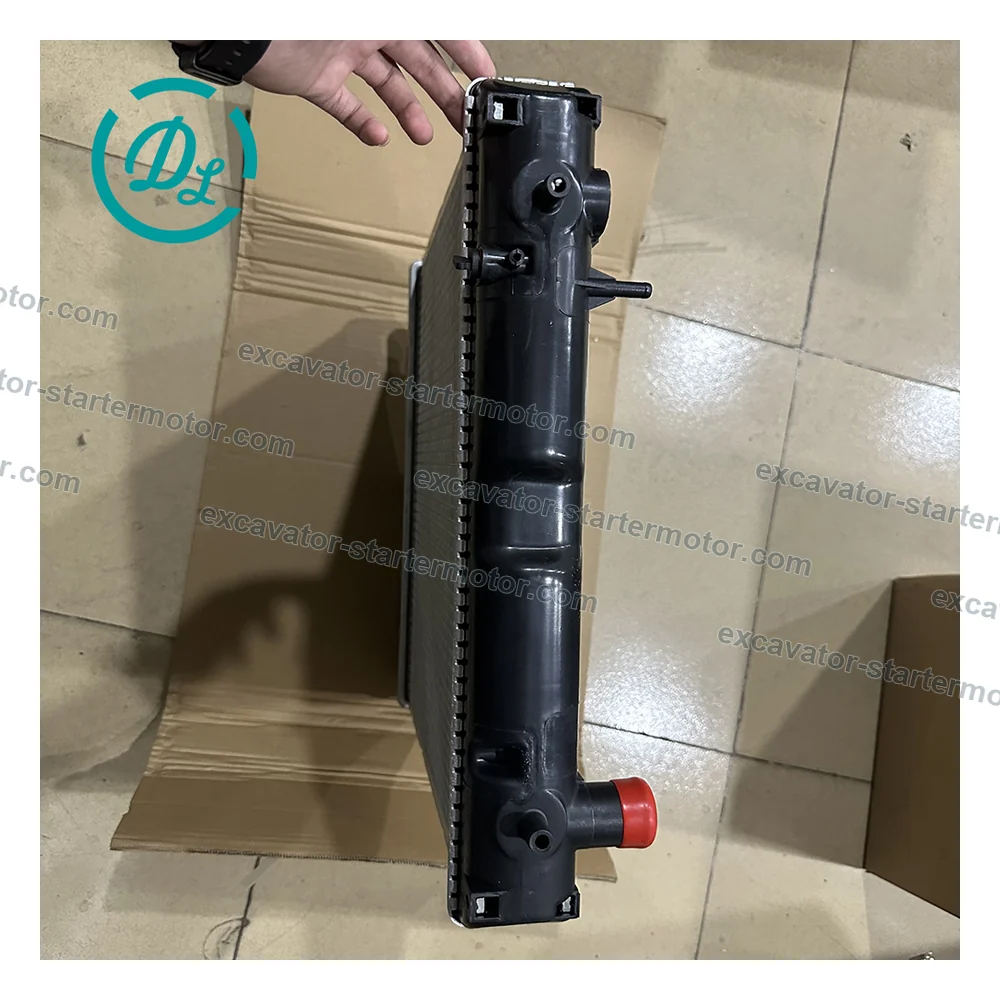129601-44500 Radiator Assembly for Yanmar 3TNV76 4TNV84T 4TNV88 Engines, OEM/reference 129601-44500, Engine Coolant Radiator Assembly, product view 5