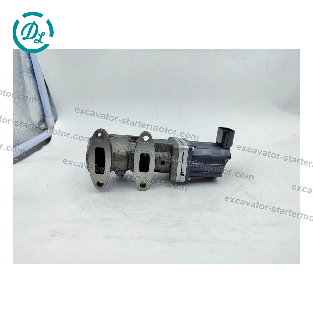 8-98238247-3 24V EGR Valve Assembly for Isuzu 4HK1 Excavator Engines, OEM/reference 8-98238247-3, 24V Electronic EGR Valve Assembly