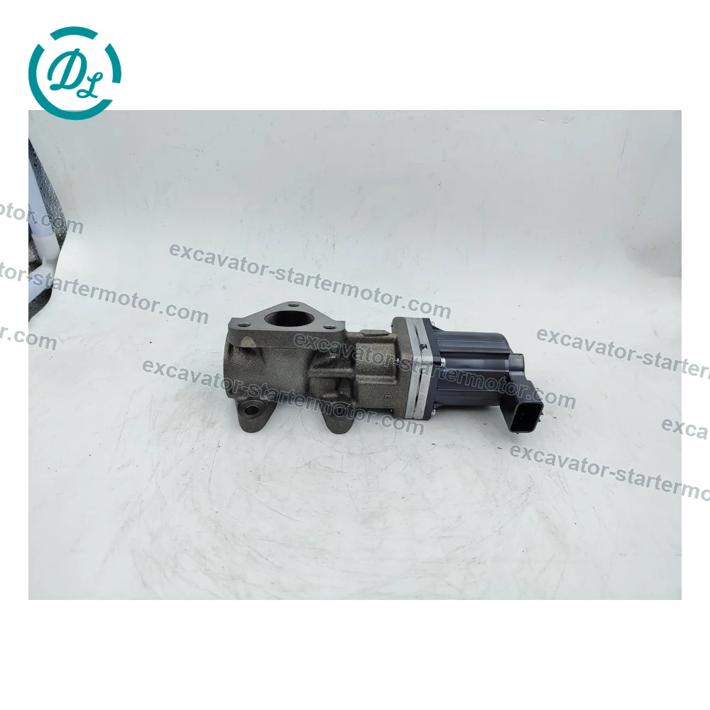 8-98238247-3 24V EGR Valve Assembly for Isuzu 4HK1 Excavator Engines, OEM/reference 8-98238247-3, 24V Electronic EGR Valve Assembly, product view 3