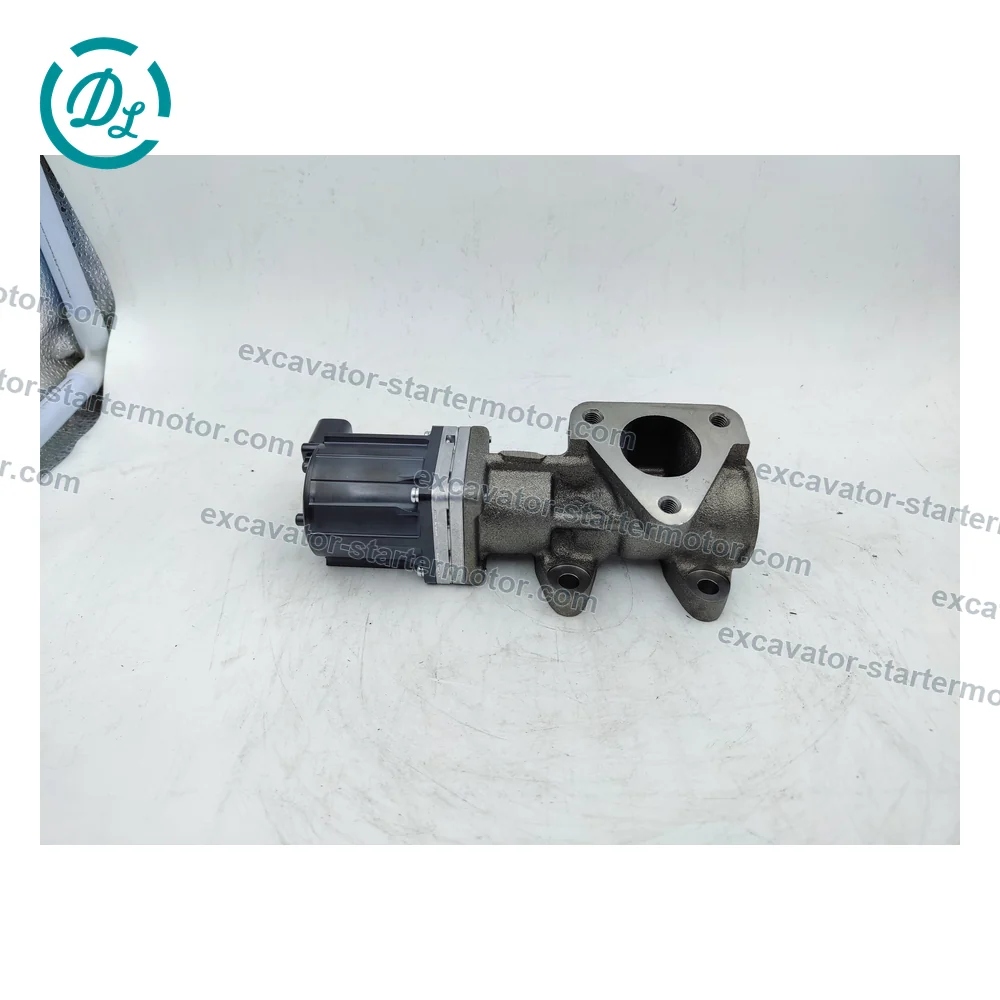 8-98238247-3 24V EGR Valve Assembly for Isuzu 4HK1 Excavator Engines, OEM/reference 8-98238247-3, 24V Electronic EGR Valve Assembly, product view 4