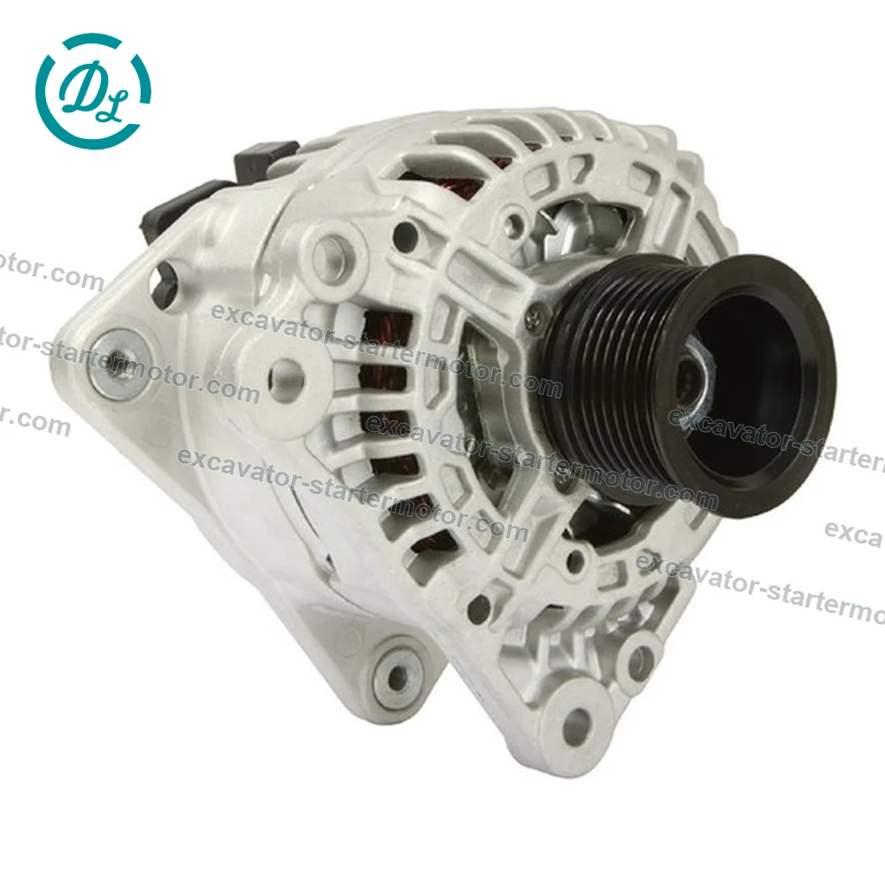 0124325003 12V 90A Alternator for Volkswagen BORA (1J2) Eng.AGN 1.8 4motion 92kw, BORA (1J2) Eng.AVU, BFQ, BJH 1.6 75kw and BORA Estate (1J6) Eng. 2.0 4motion 88kw, OEM/reference 0124325003, Alternator