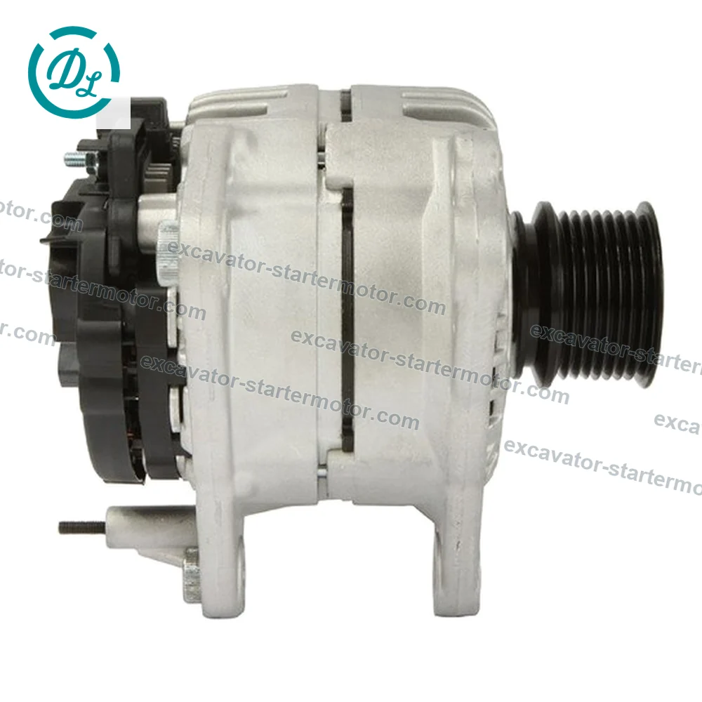 0124325003 12V 90A Alternator for Volkswagen BORA (1J2) Eng.AGN 1.8 4motion 92kw, BORA (1J2) Eng.AVU, BFQ, BJH 1.6 75kw and BORA Estate (1J6) Eng. 2.0 4motion 88kw, OEM/reference 0124325003, Alternator, product view 2