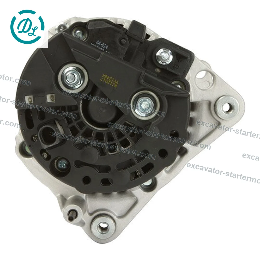 0124325003 12V 90A Alternator for Volkswagen BORA (1J2) Eng.AGN 1.8 4motion 92kw, BORA (1J2) Eng.AVU, BFQ, BJH 1.6 75kw and BORA Estate (1J6) Eng. 2.0 4motion 88kw, OEM/reference 0124325003, Alternator, product view 3
