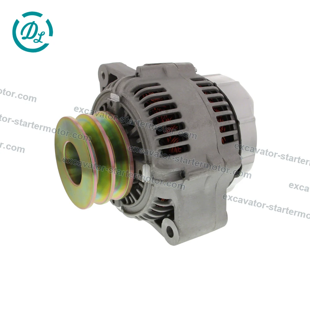 102211-1180 12V 90A Alternator for John Deere 6081 6090 6105, OEM/reference 102211-1180, 12V 90A 8-Groove Alternator