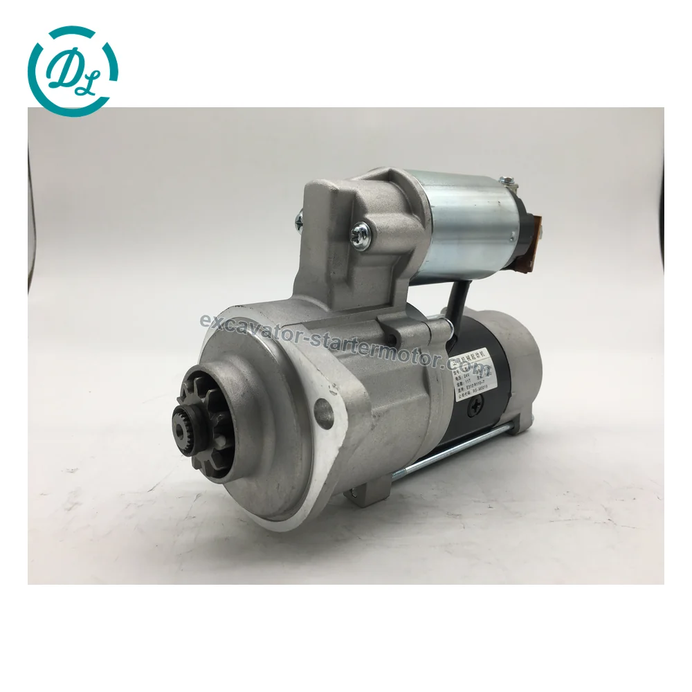 M002T65271 24V 3.2kW 11T Starter for Mitsubishi S4E S4S Engines, OEM/reference M002T65271, 24V 3.2kW 11-Tooth Starter, product view 5