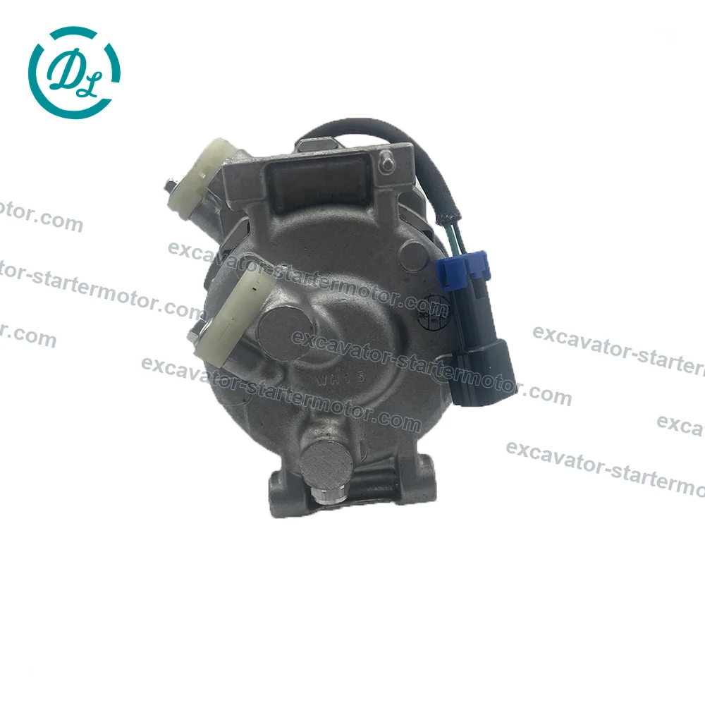RE326205 12V 10SRE18C A/C Compressor for John Deere 330G 331G 332G 333G, OEM/reference RE326205, 12V 10SRE18C A/C Compressor with Magnetic Clutch