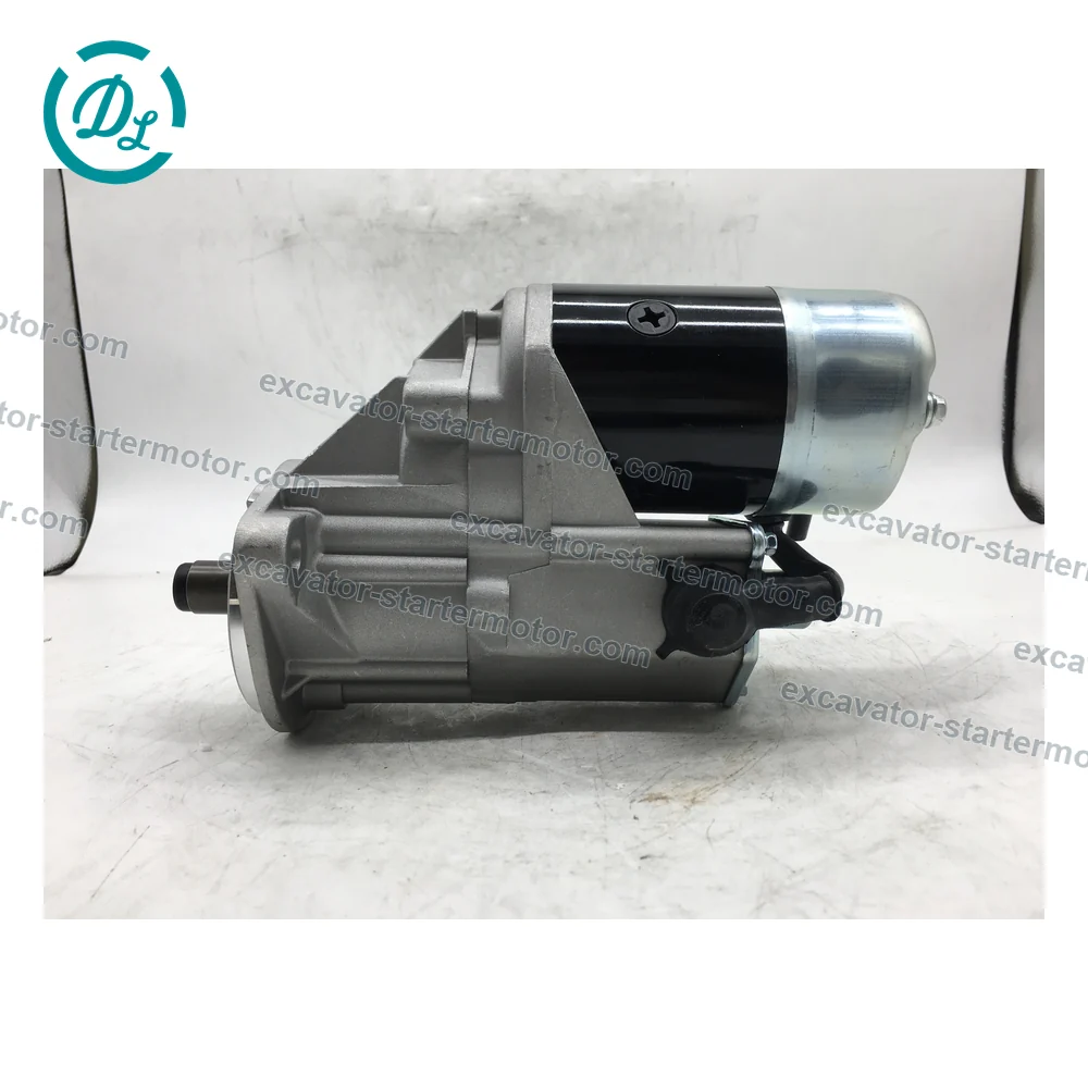 600-863-3110 0-24000-0030 24V 3kW 11-Tooth Starter for Komatsu S4D95LE, OEM/reference 600-863-3110, 24V 3kW 11-Tooth Starter Motor, product view 4