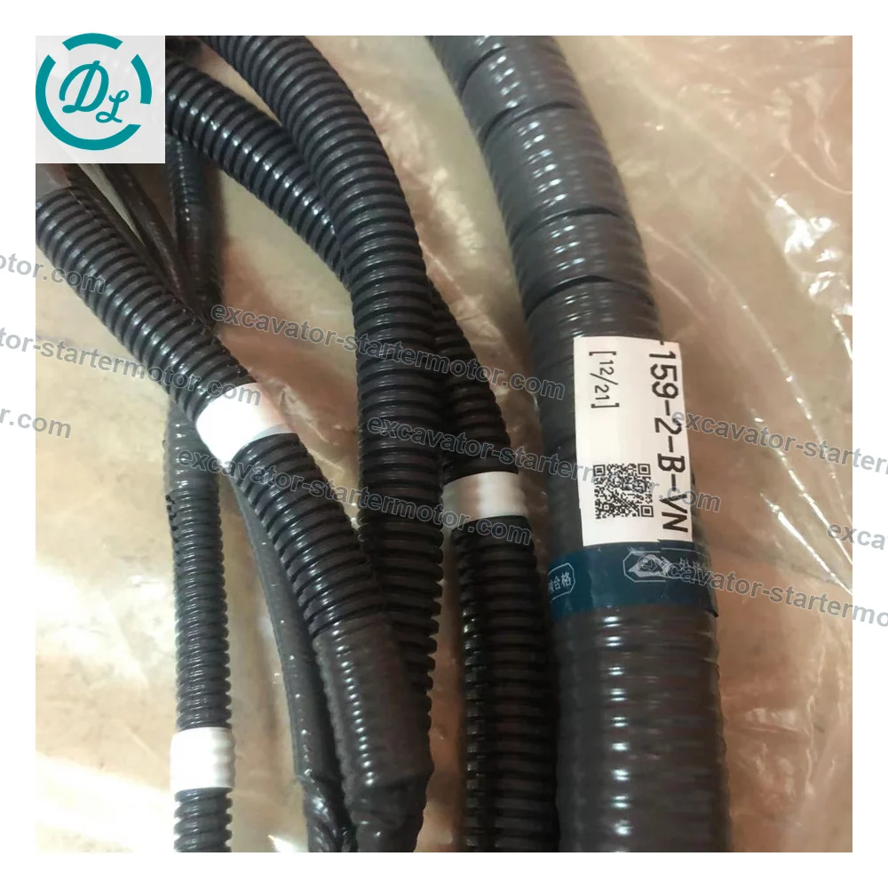 8-98271159-2 Engine Wiring Harness for Isuzu 4HK1 6HK1 Hitachi ZX200-3 ZX300-3 ZX360-3, OEM/reference 8-98271159-2, Engine Electrical Wiring Harness, product view 5