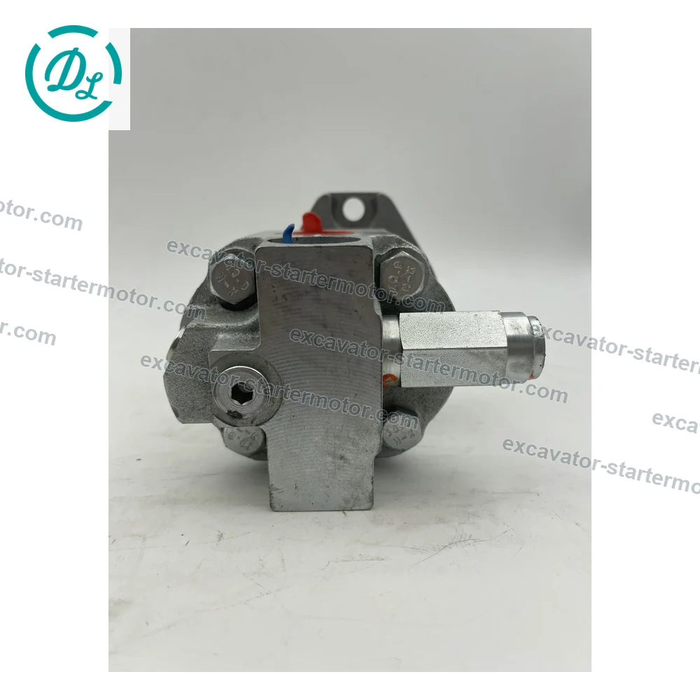 378-4323 24V 16cc Secondary Steering Pump for Cat 950M 962M 966M 972M, OEM/reference 378-4323, 24V 16cc Electric-Drive Secondary Steering Pump, product view 4