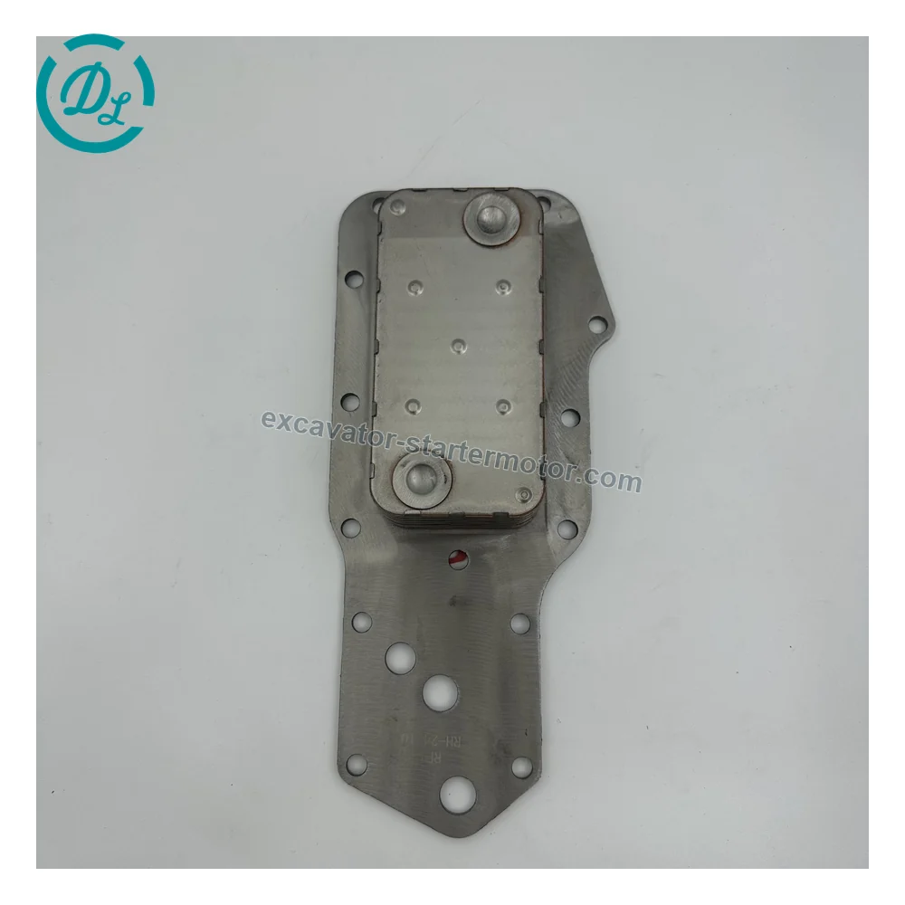 3918176 7-Plate Oil Cooler Core for Cummins 6BT5.9 Komatsu PC200-6, OEM/reference 3918176, 7-Plate Engine Oil Cooler Core