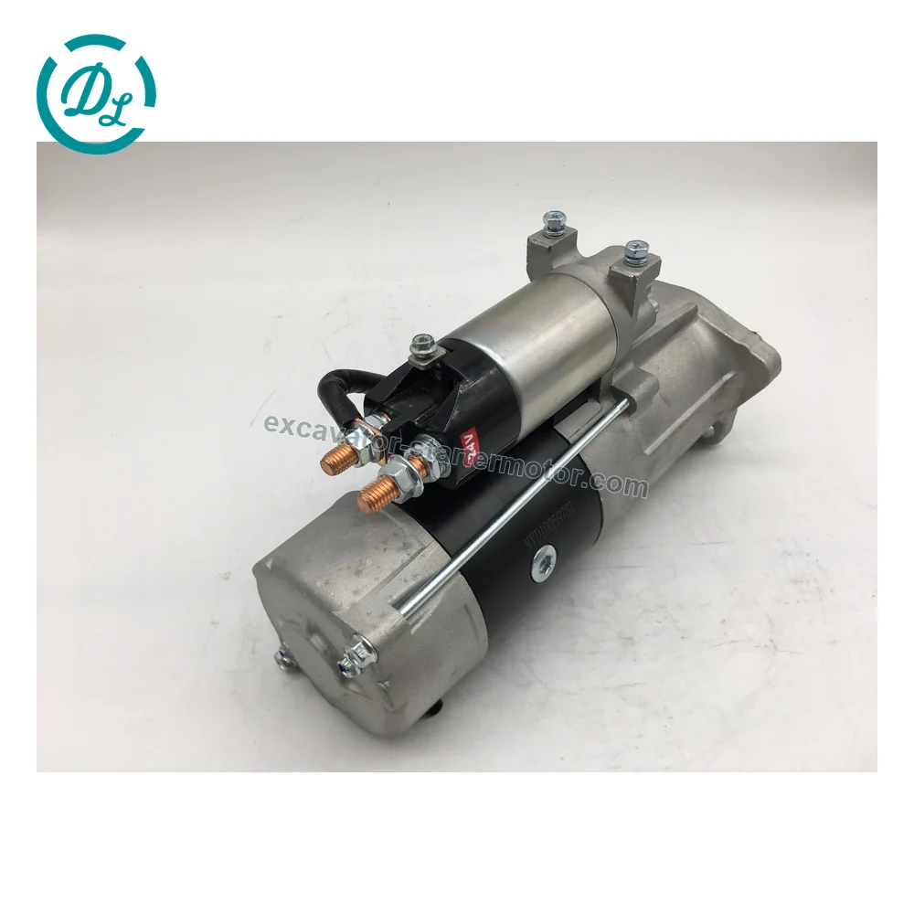 M009T20471 24V 6.0kW 12-Tooth Starter for Mitsubishi D06FR Sany SY245, OEM/reference M009T20471, 24V 6.0kW 12-Tooth Starter