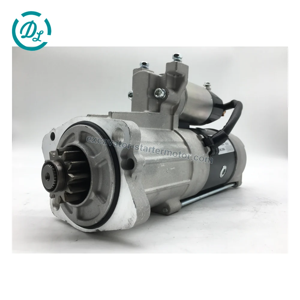 M009T20471 24V 6.0kW 12-Tooth Starter for Mitsubishi D06FR Sany SY245, OEM/reference M009T20471, 24V 6.0kW 12-Tooth Starter, product view 3