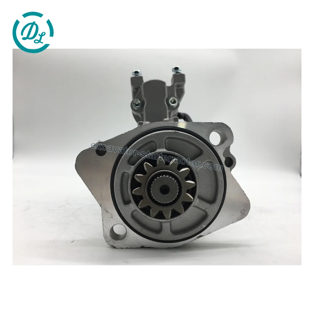 M009T20471 24V 6.0kW 12-Tooth Starter for Mitsubishi D06FR Sany SY245, OEM/reference M009T20471, 24V 6.0kW 12-Tooth Starter, product view 4
