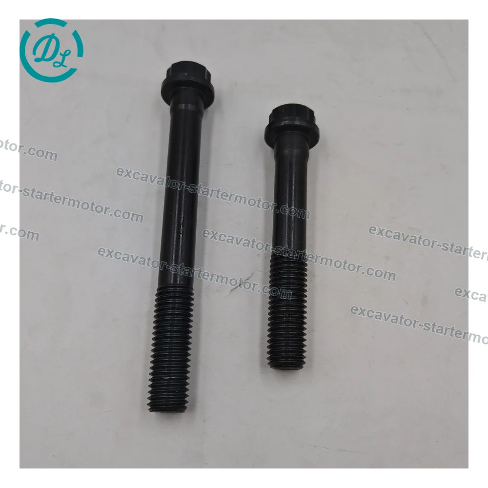 1-09070141-0 / 1-09070142-0 Cylinder Head Bolts for Isuzu 6WG1, OEM/reference 1-09070141-0, M18x115 and M18x159 Cylinder Head Bolts