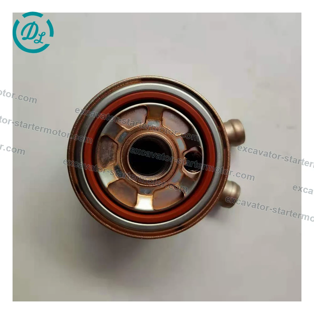 8-97102320-0 Engine Oil Cooler for Isuzu 4LE2 ZX75 85D, OEM/reference 8-97102320-0, Stacked-Plate Engine Oil Cooler