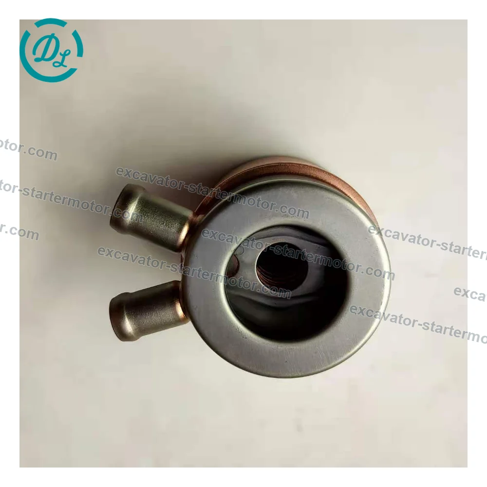 8-97102320-0 Engine Oil Cooler for Isuzu 4LE2 ZX75 85D, OEM/reference 8-97102320-0, Stacked-Plate Engine Oil Cooler, product view 4