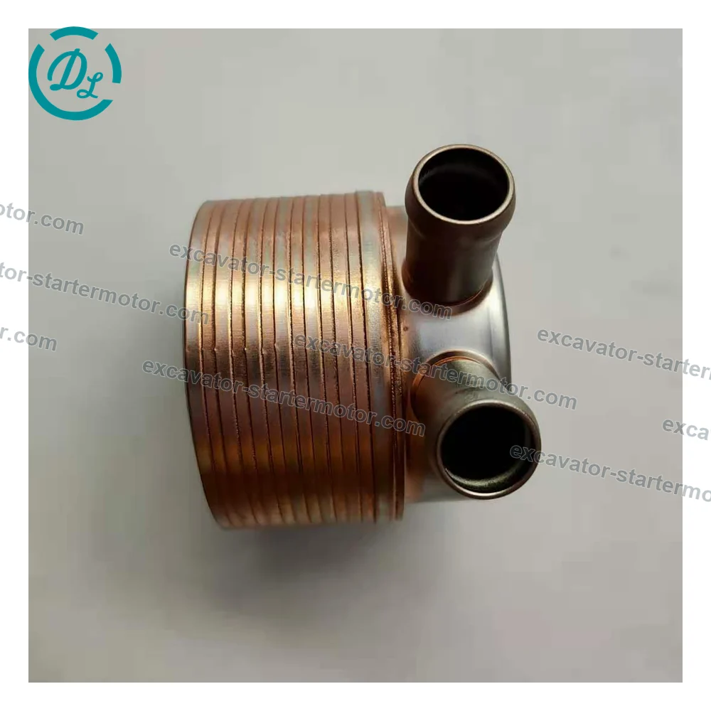 8-97102320-0 Engine Oil Cooler for Isuzu 4LE2 ZX75 85D, OEM/reference 8-97102320-0, Stacked-Plate Engine Oil Cooler, product view 5