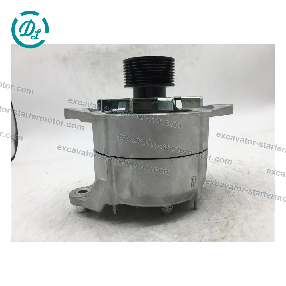 3986429 24V 80A Alternator for Volvo FM10 FH12 FM12, OEM/reference 3986429, 24V 80A Heavy-Duty Alternator, product view 2
