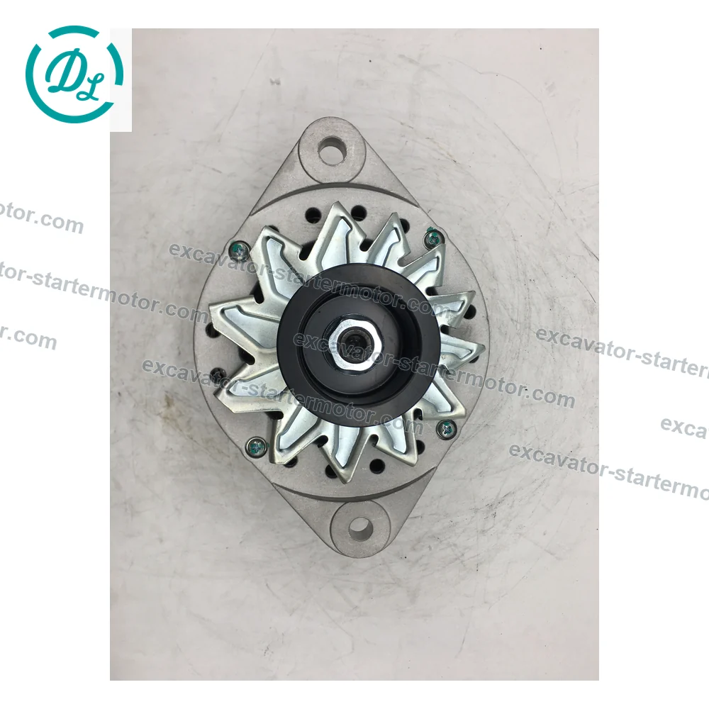 3986429 24V 80A Alternator for Volvo FM10 FH12 FM12, OEM/reference 3986429, 24V 80A Heavy-Duty Alternator, product view 3