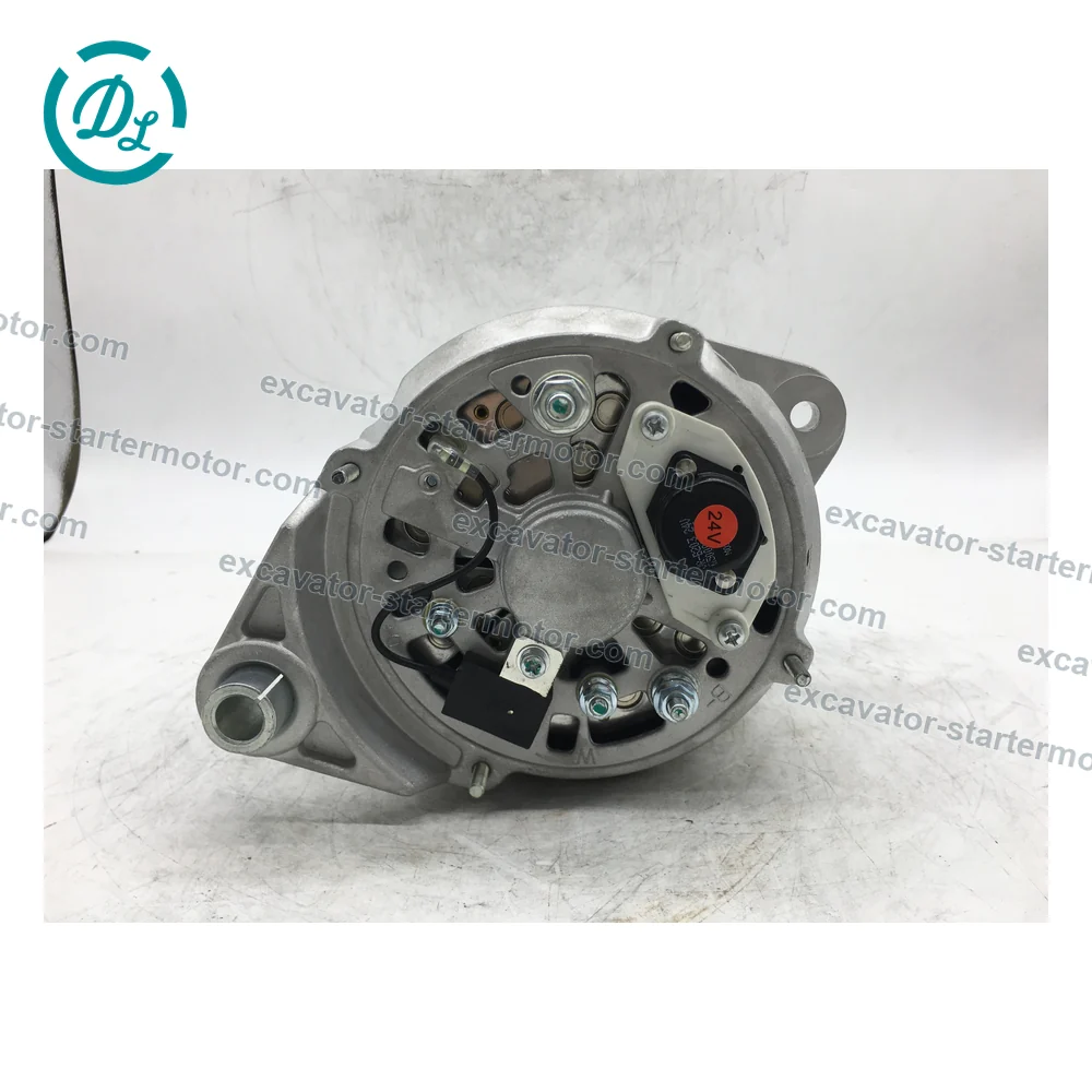 3986429 24V 80A Alternator for Volvo FM10 FH12 FM12, OEM/reference 3986429, 24V 80A Heavy-Duty Alternator, product view 5