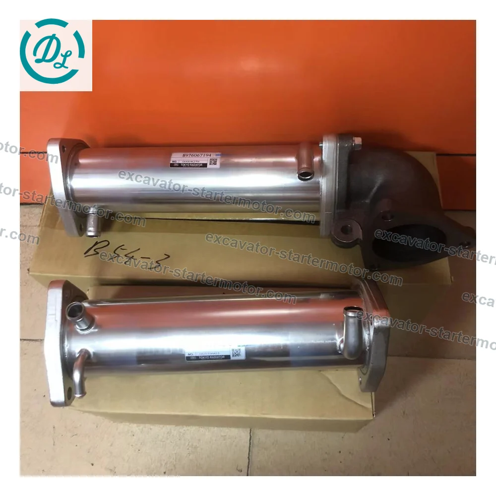8-97606720-2 EGR Cooler for Isuzu 6UZ1 Hitachi ZX470-5B John Deere 470G, OEM/reference 8-97606720-2, Exhaust Gas Recirculation Cooler