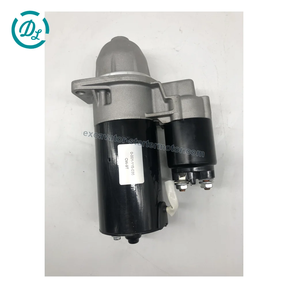 0 001 115 035 12V 1.4kW 9-Tooth Starter for Lombardini 7LD 8LD 9LD, OEM/reference 0 001 115 035, 12V 1.4kW 9-Tooth CW PMGR Starter, product view 2