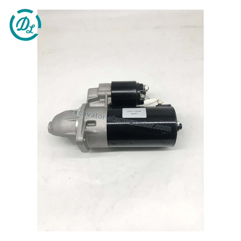 0 001 115 035 12V 1.4kW 9-Tooth Starter for Lombardini 7LD 8LD 9LD, OEM/reference 0 001 115 035, 12V 1.4kW 9-Tooth CW PMGR Starter, product view 3