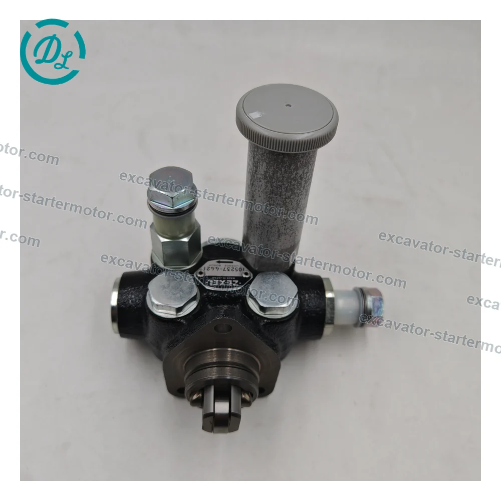 1-15750130-0 105237-4421 Fuel Feed Hand Primer Pump for Isuzu 6HK1 Hitachi ZX330, OEM/reference 1-15750130-0, Mechanical Fuel Feed Hand Primer Pump, product view 5