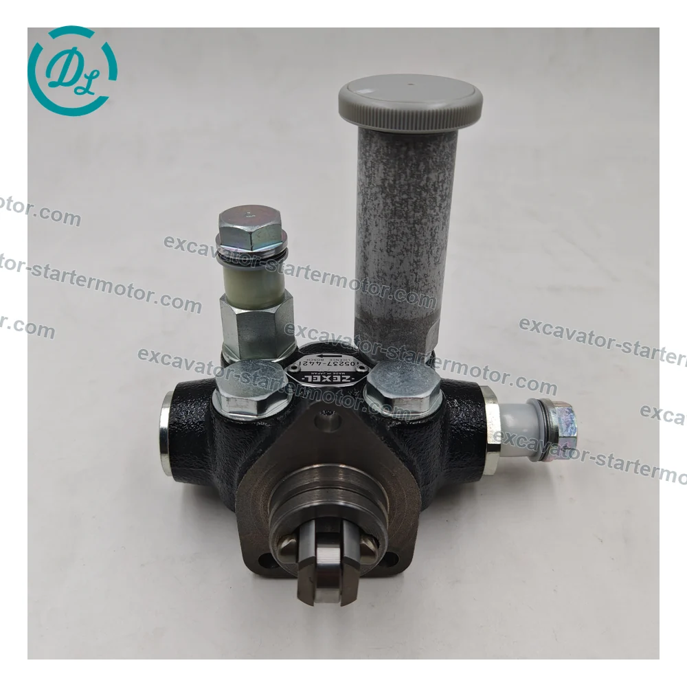1-15750130-0 105237-4421 Fuel Feed Hand Primer Pump for Isuzu 6HK1 Hitachi ZX330, OEM/reference 1-15750130-0, Mechanical Fuel Feed Hand Primer Pump, product view 8
