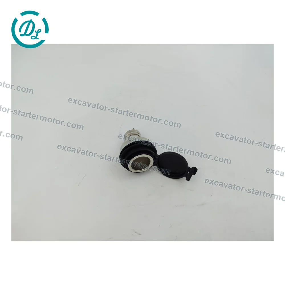 172A64-17250 Power Supply Socket Assembly for Yanmar VIO17-A VIO30-6B, OEM/reference 172A64-17250, Covered Power Supply Socket Assembly, product view 3