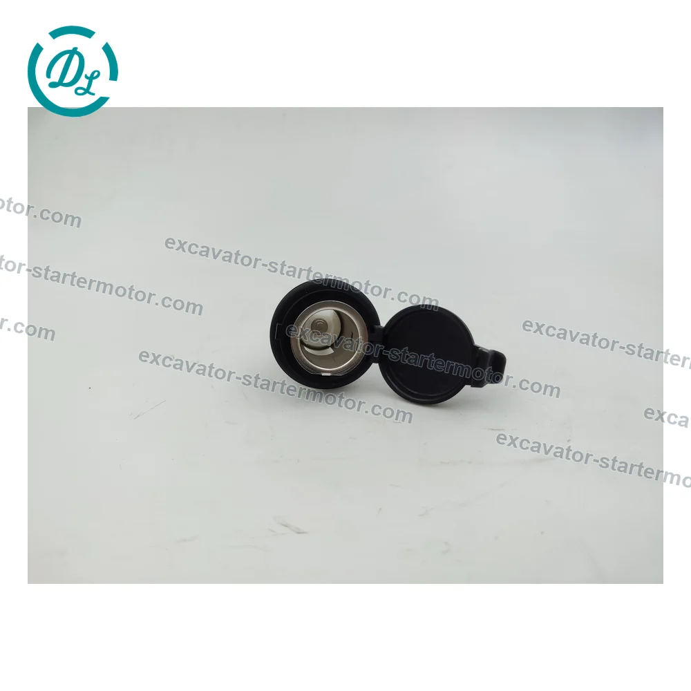 172A64-17250 Power Supply Socket Assembly for Yanmar VIO17-A VIO30-6B, OEM/reference 172A64-17250, Covered Power Supply Socket Assembly, product view 4