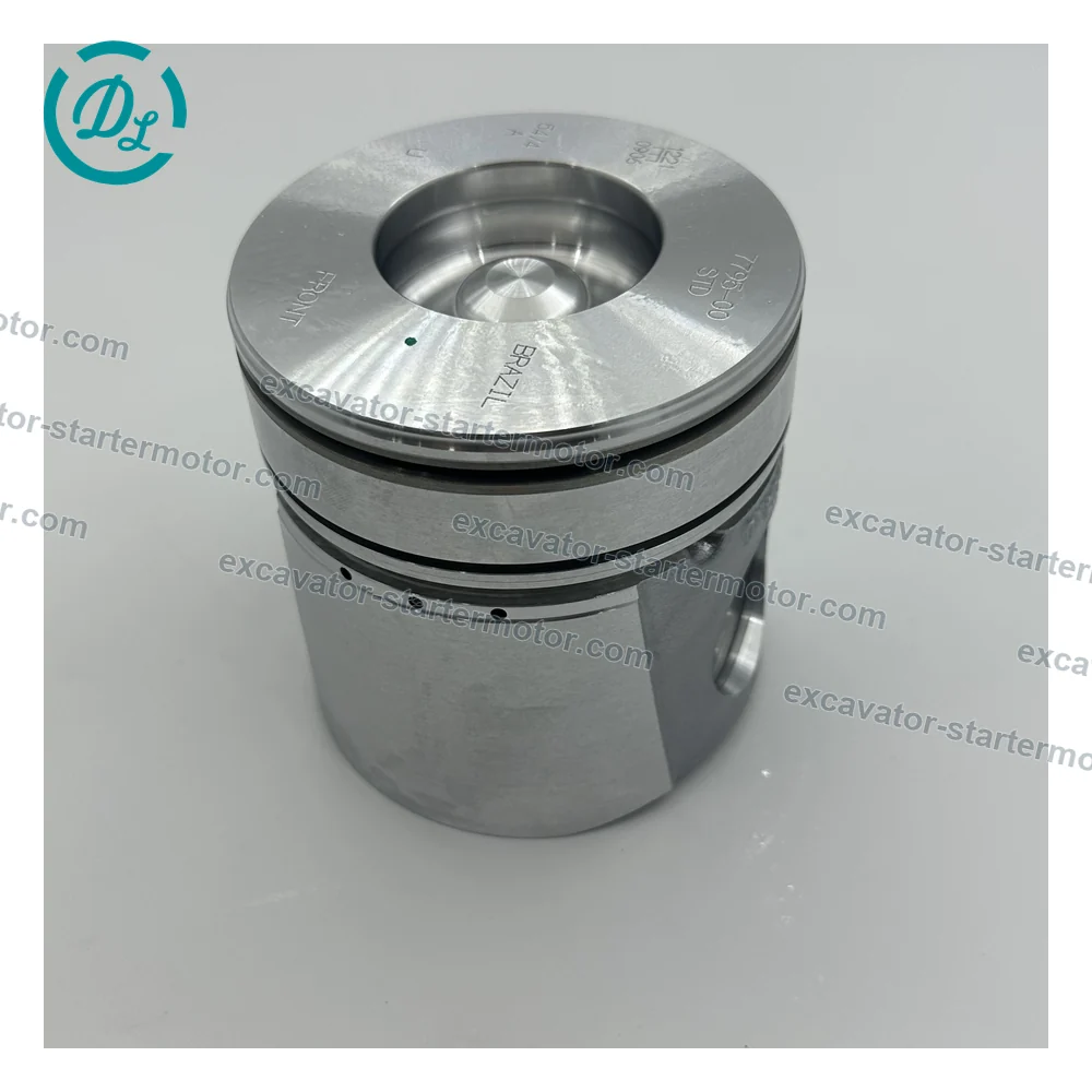 3957797 Standard Engine Piston Kit for Cummins 4B 6B B5.9, OEM/reference 3957797, Standard-Bore Engine Piston Kit, product view 5