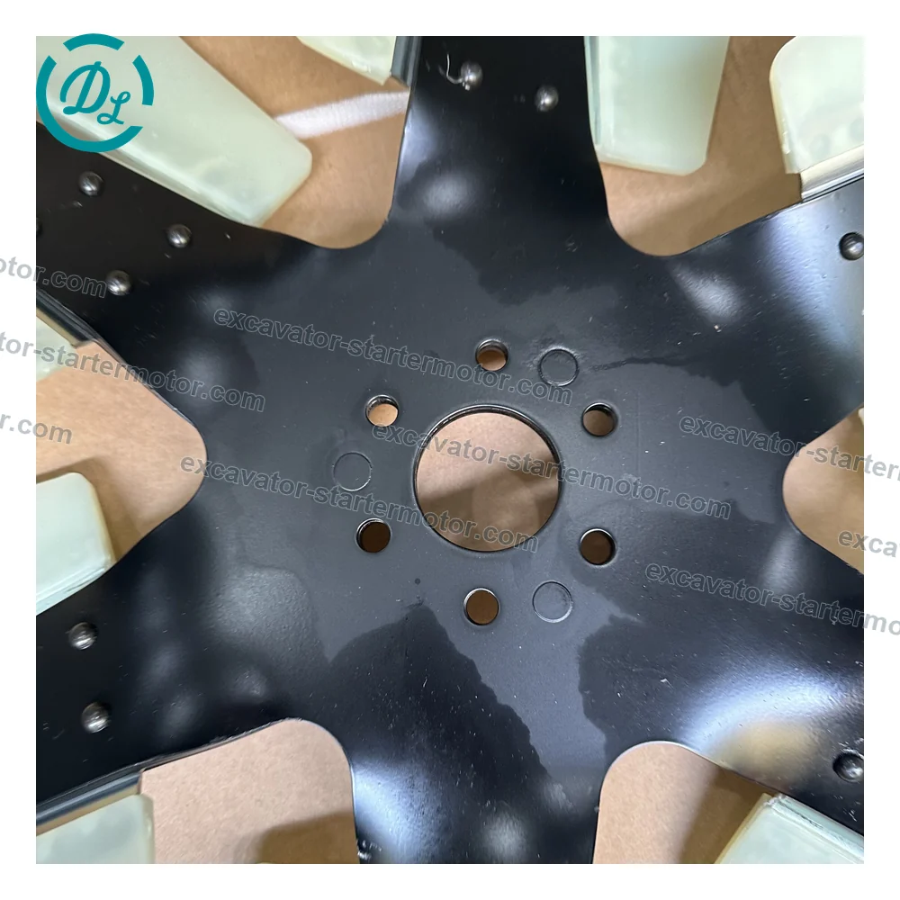 600-633-7850 Reverse Cooling Fan for Komatsu WA450 WA470 6D125, OEM/reference 600-633-7850, Reverse-Direction Engine Cooling Fan, product view 2