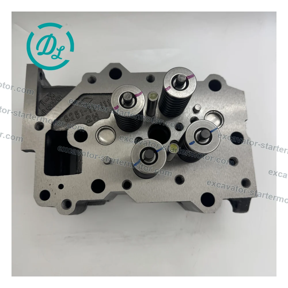 6251-11-1100 Cylinder Head Assembly for Komatsu SAA6D125E-5 PC400-8 WA470-6, OEM/reference 6251-11-1100, Cylinder Head Assembly