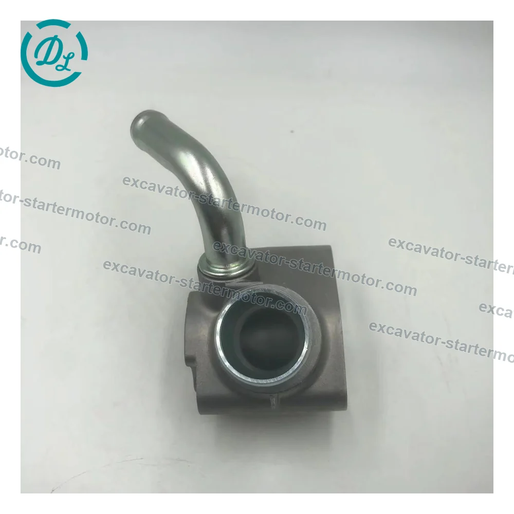 1-13710589-0 Water Bypass Duct for Isuzu 6HK1, OEM/reference 1-13710589-0, Engine Water Bypass Duct Assembly, product view 2
