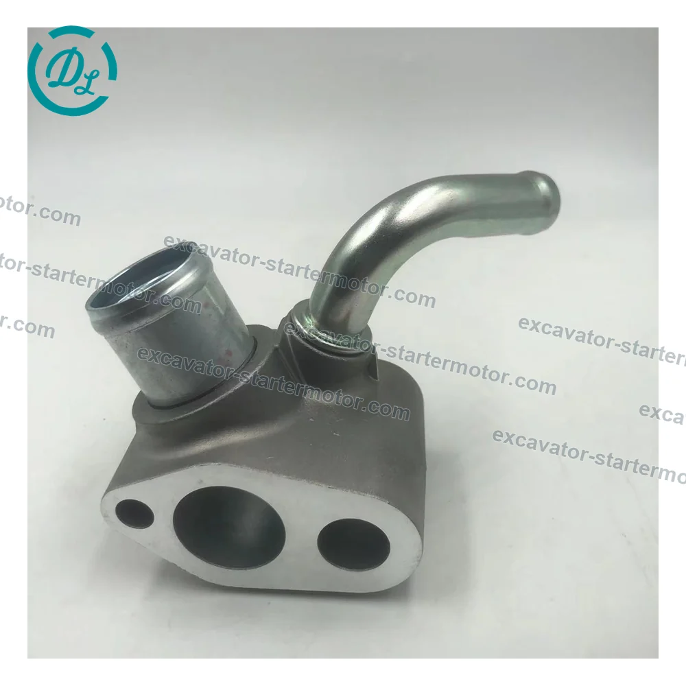 1-13710589-0 Water Bypass Duct for Isuzu 6HK1, OEM/reference 1-13710589-0, Engine Water Bypass Duct Assembly, product view 3