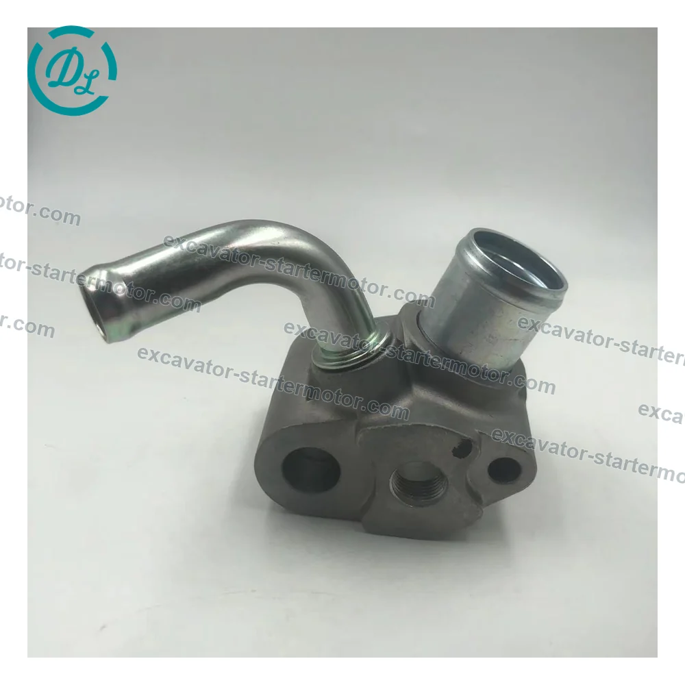 1-13710589-0 Water Bypass Duct for Isuzu 6HK1, OEM/reference 1-13710589-0, Engine Water Bypass Duct Assembly, product view 4