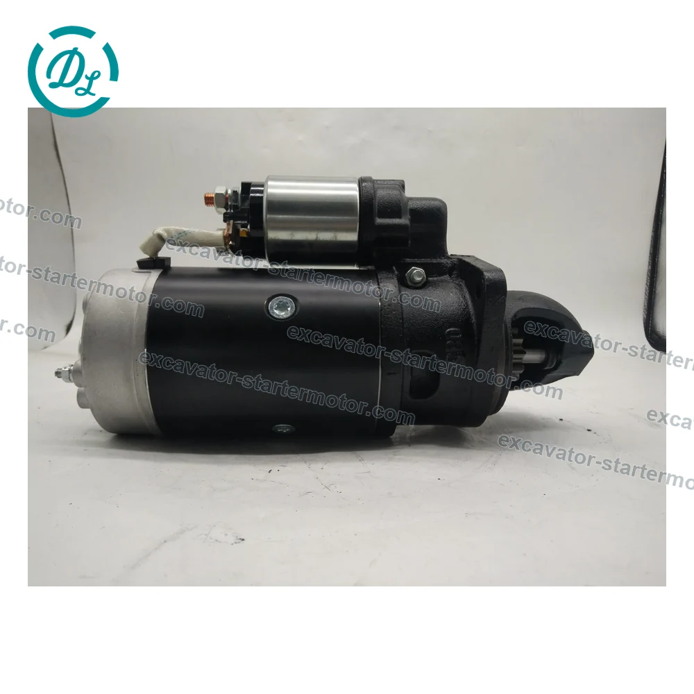 357-5204 12V 4.2kW 10-Tooth Starter for Cat C6.6 D3K D4K D5K, OEM/reference 357-5204, 12V 4.2kW 10-Tooth PLGR Starter Motor, product view 4