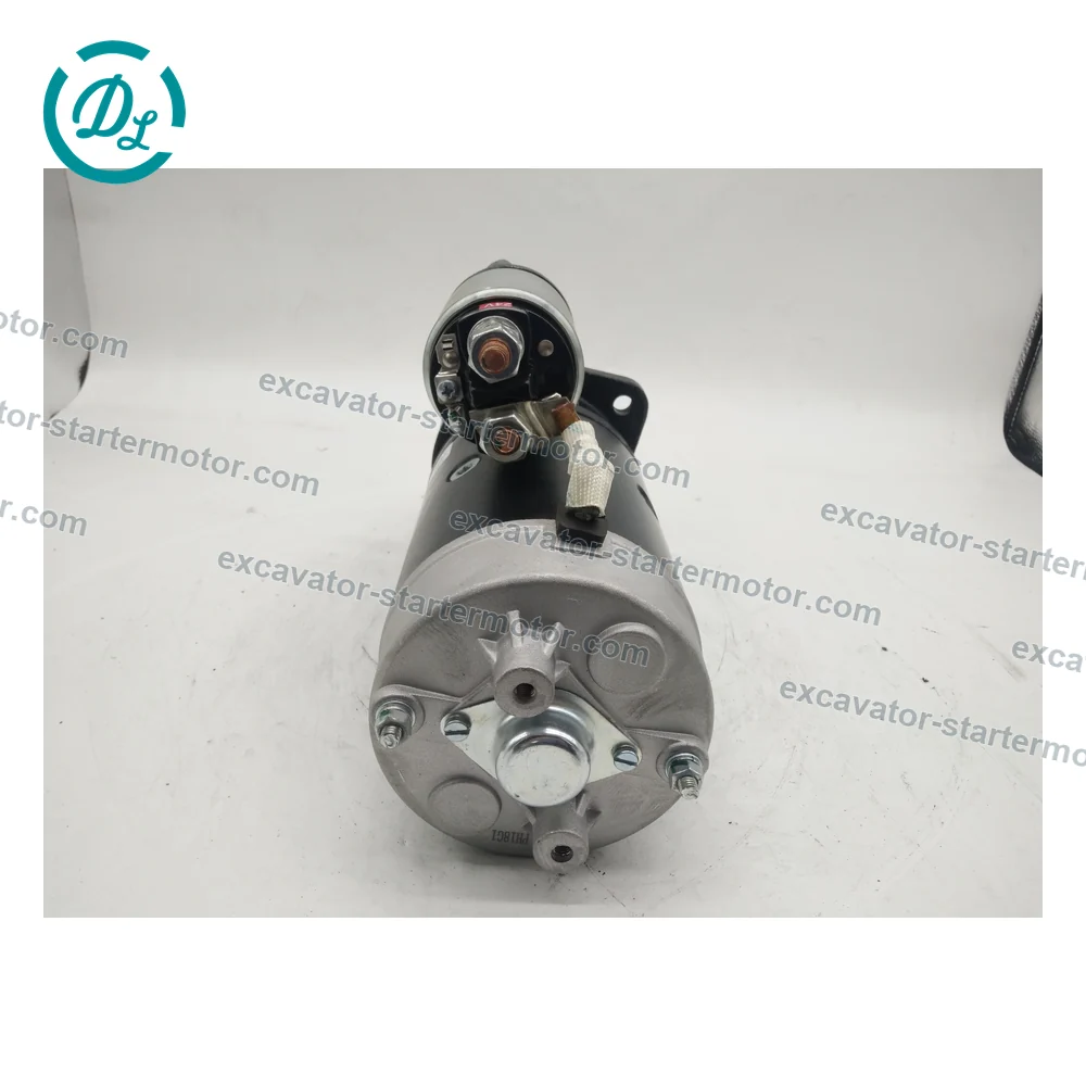 357-5204 12V 4.2kW 10-Tooth Starter for Cat C6.6 D3K D4K D5K, OEM/reference 357-5204, 12V 4.2kW 10-Tooth PLGR Starter Motor, product view 6