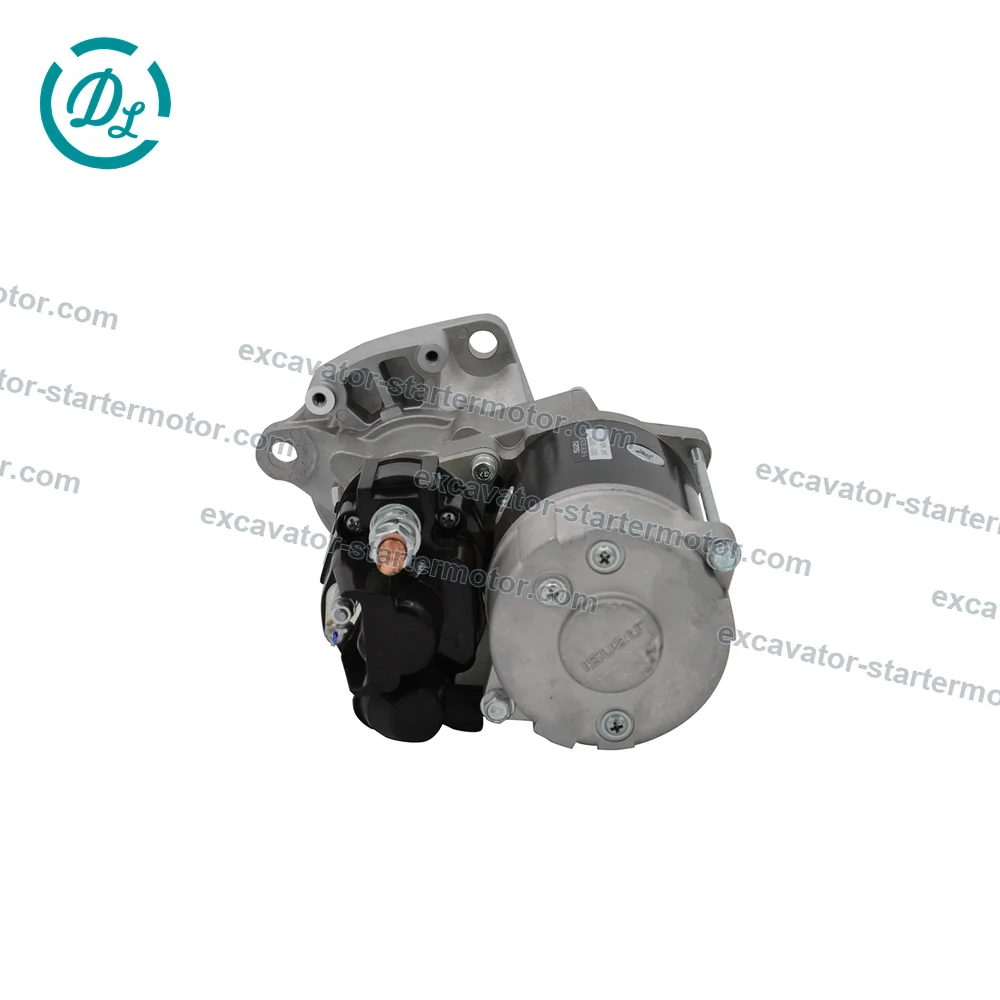 1-87618267-0 1-81100338-0 24V 4.5kW 11T Starter for Isuzu 6BG1 Hitachi ZX200 ZX230, OEM/reference 1-87618267-0, 24V 4.5kW 11-Tooth Reduction Starter