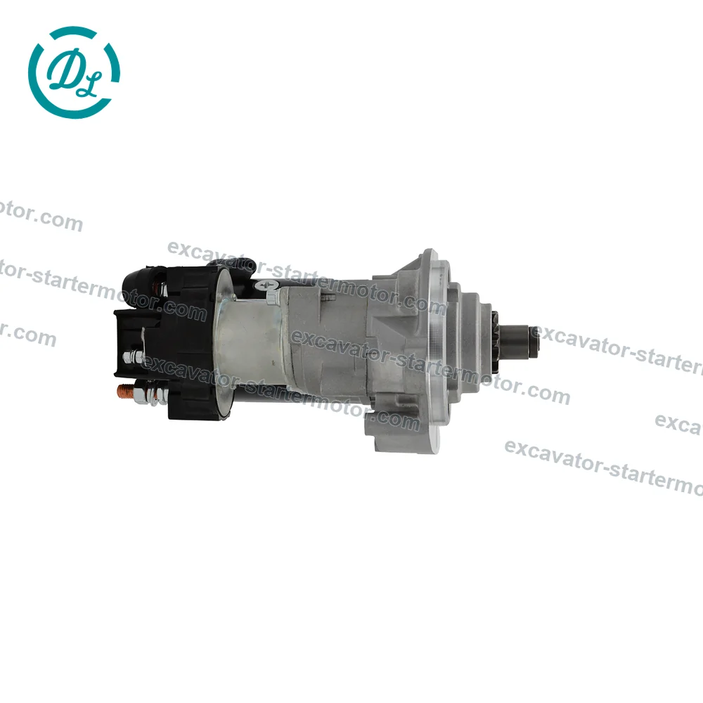 1-87618267-0 1-81100338-0 24V 4.5kW 11T Starter for Isuzu 6BG1 Hitachi ZX200 ZX230, OEM/reference 1-87618267-0, 24V 4.5kW 11-Tooth Reduction Starter, product view 2