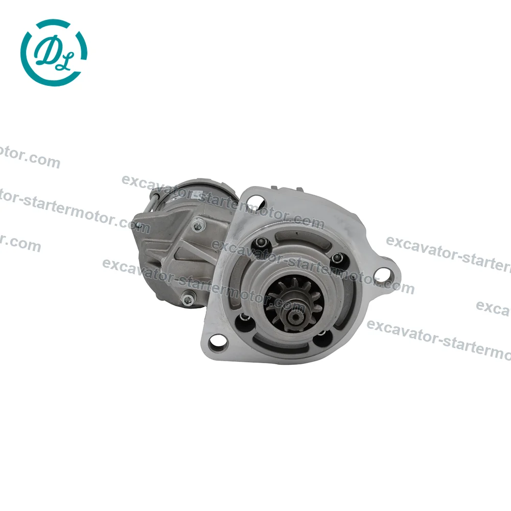 1-87618267-0 1-81100338-0 24V 4.5kW 11T Starter for Isuzu 6BG1 Hitachi ZX200 ZX230, OEM/reference 1-87618267-0, 24V 4.5kW 11-Tooth Reduction Starter, product view 3