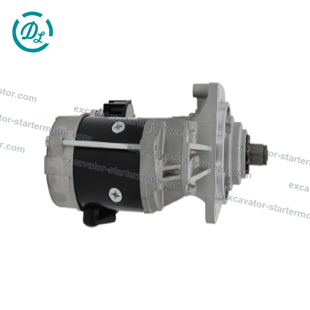 1-87618267-0 1-81100338-0 24V 4.5kW 11T Starter for Isuzu 6BG1 Hitachi ZX200 ZX230, OEM/reference 1-87618267-0, 24V 4.5kW 11-Tooth Reduction Starter, product view 4