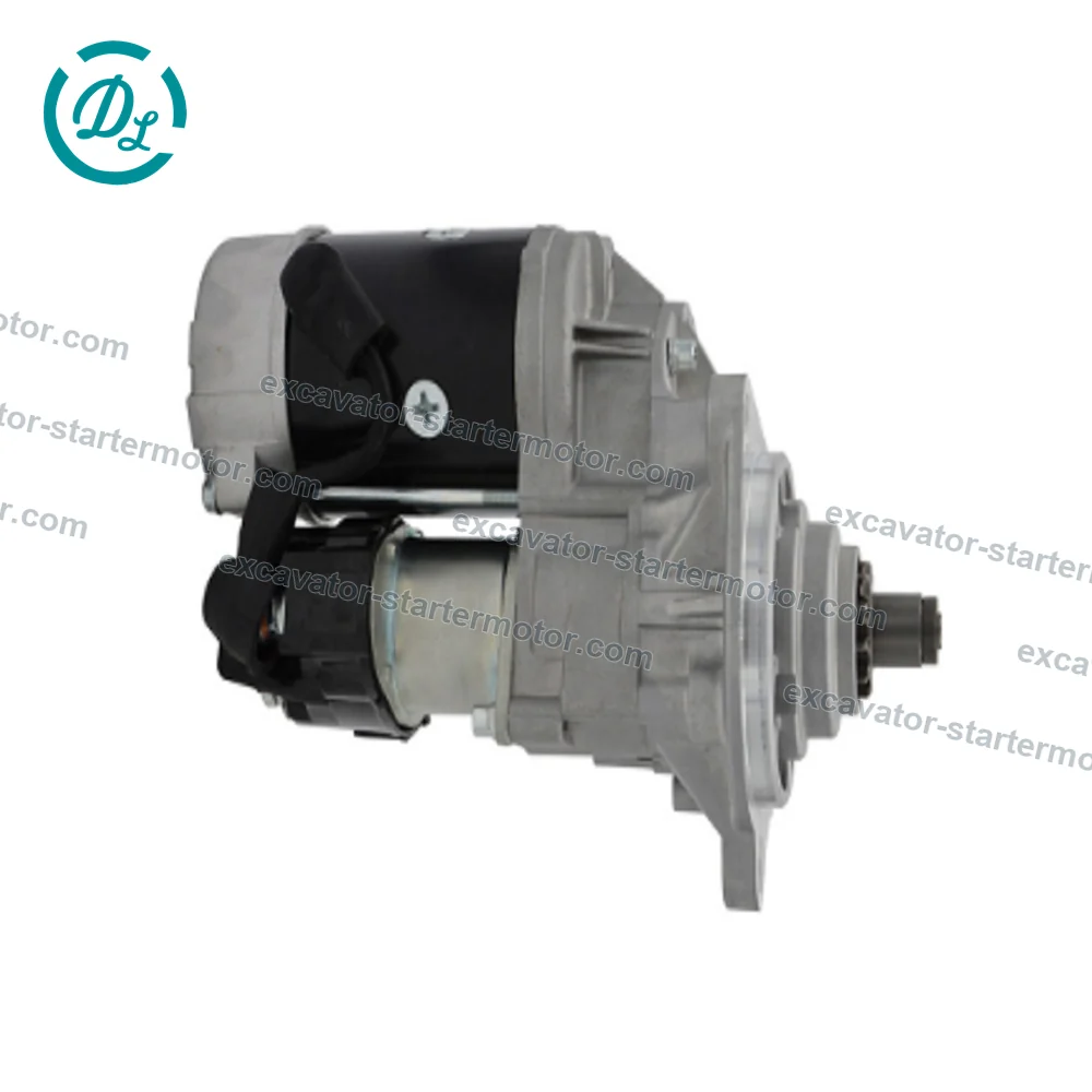 1-87618267-0 1-81100338-0 24V 4.5kW 11T Starter for Isuzu 6BG1 Hitachi ZX200 ZX230, OEM/reference 1-87618267-0, 24V 4.5kW 11-Tooth Reduction Starter, product view 5