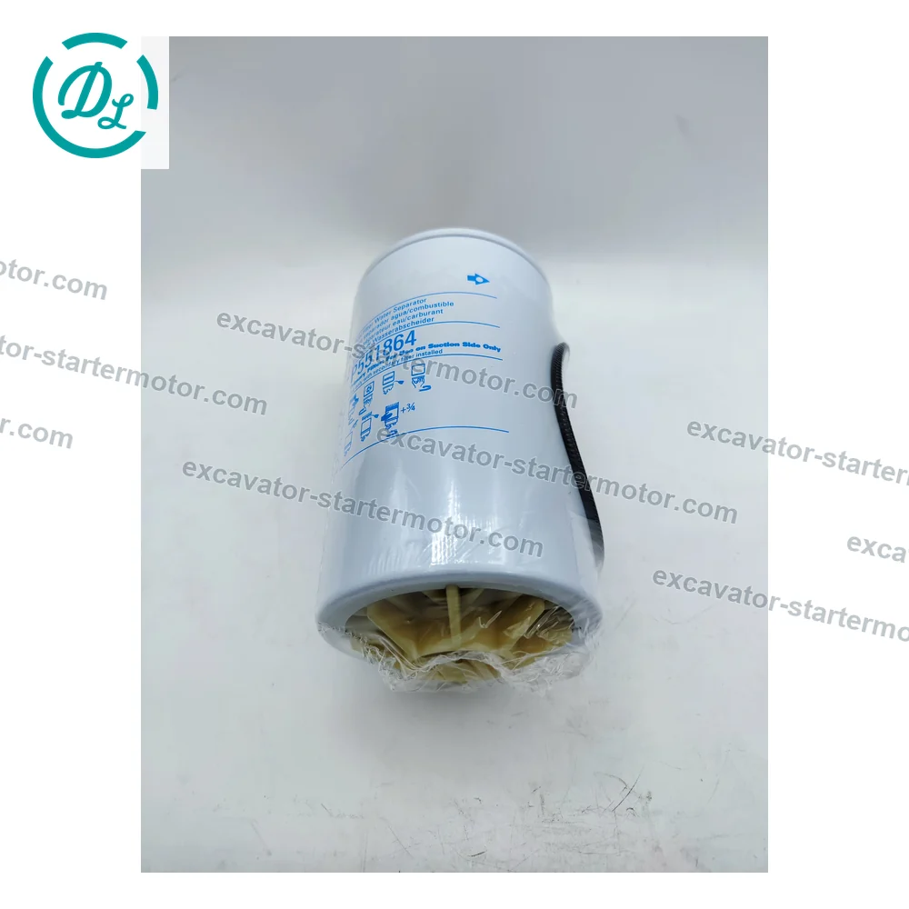 P551864 FS1242 Fuel Water Separator for Komatsu PC210 PC240, OEM/reference P551864, Primary Spin-On Fuel / Water Separator