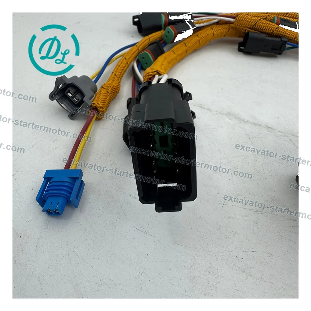 195-7336 18 AWG ECM Wiring Harness for CAT 3126B 322C 325C, OEM/reference 195-7336, 18 AWG ECM Wiring Harness, product view 4