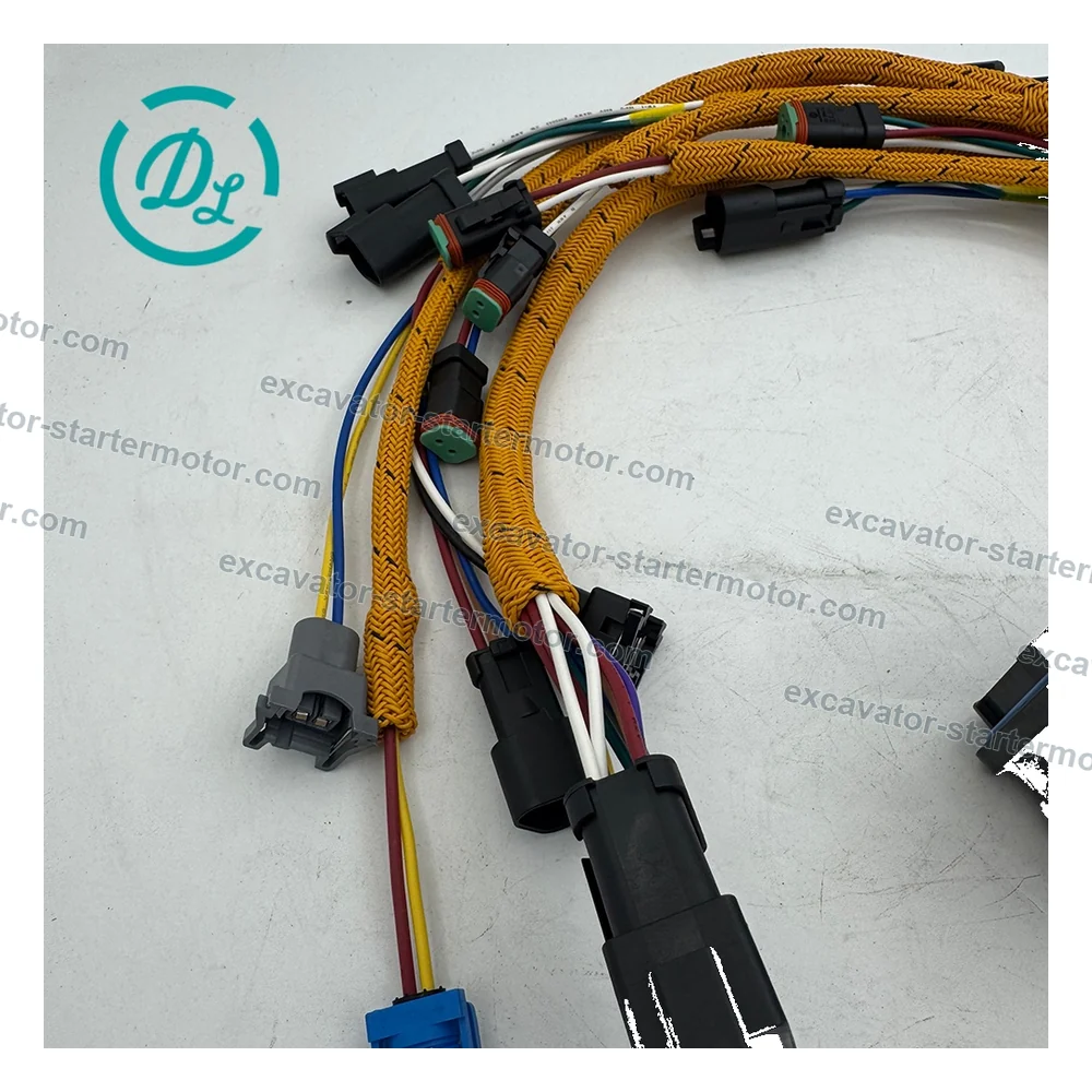195-7336 18 AWG ECM Wiring Harness for CAT 3126B 322C 325C, OEM/reference 195-7336, 18 AWG ECM Wiring Harness, product view 5