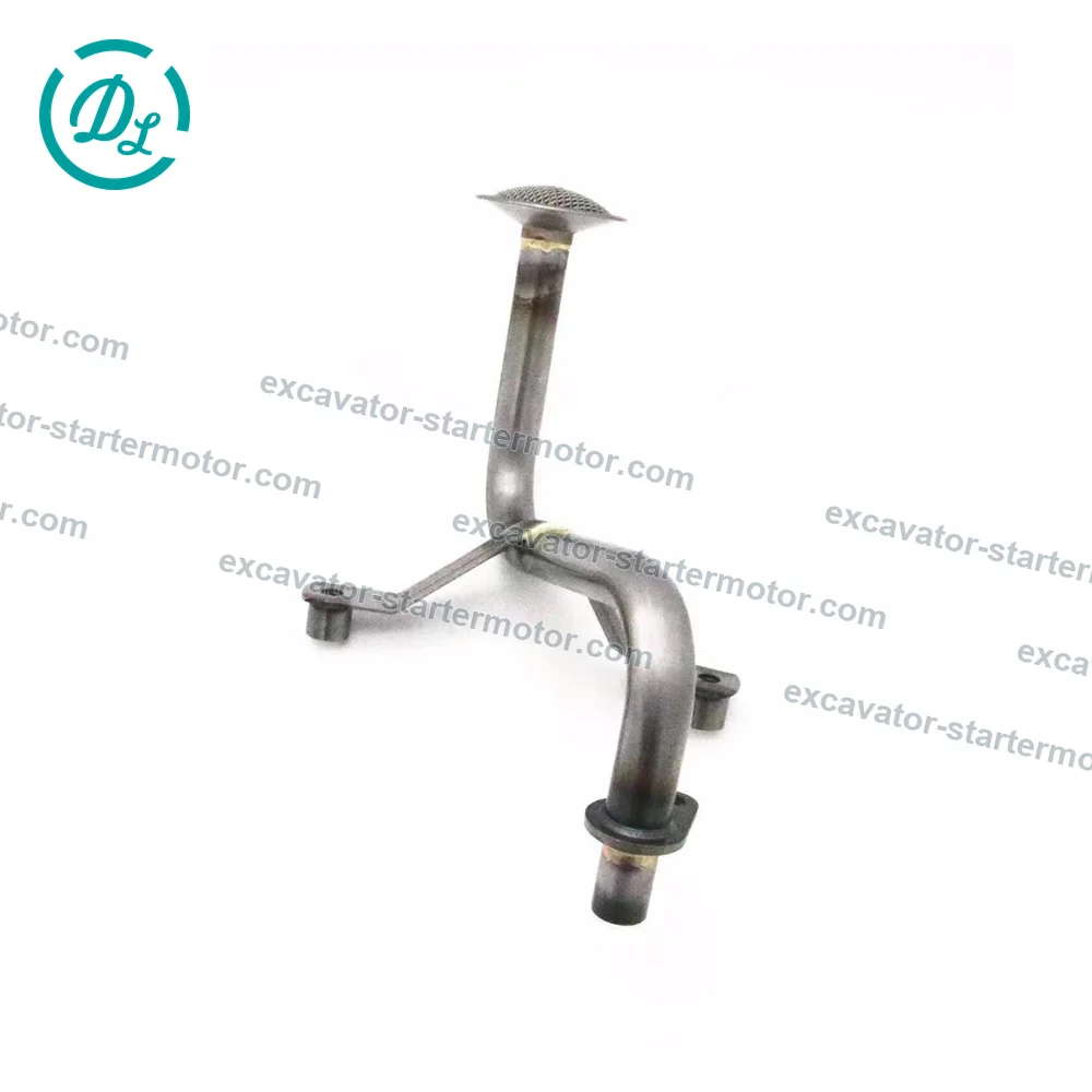 8-97362761-0 Oil Pump Strainer for Isuzu 4HK1 Engines, OEM/reference 8-97362761-0, Oil Pump Pickup Strainer and Suction Pipe, product view 3