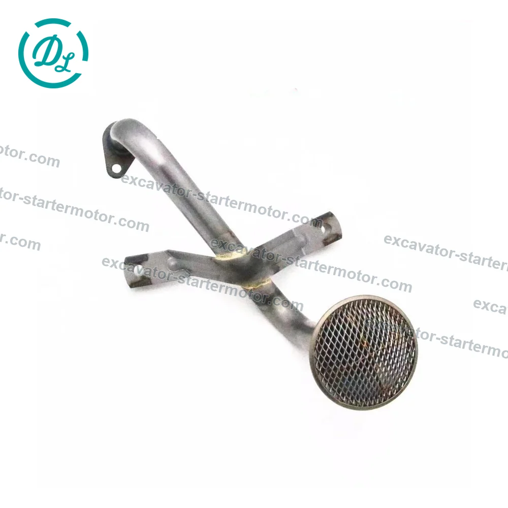 8-97362761-0 Oil Pump Strainer for Isuzu 4HK1 Engines, OEM/reference 8-97362761-0, Oil Pump Pickup Strainer and Suction Pipe, product view 4
