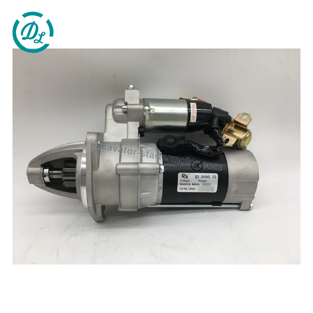 1811001890 24V 4.5kW 11-Tooth Starter for Isuzu 6BD1, OEM/reference 1811001890, 24V 4.5kW 11-Tooth CW Starter